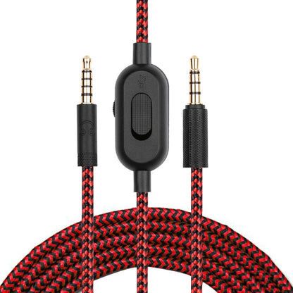 ZS0159 สำหรับ Logitech G433 / G233 / G Pro / G Pro X 3.5 มม. ชุดหูฟังสำหรับเล่นเกมชาย - ชายสายสัญญาณเสียงพร้อมสายควบคุมความยาวสายเคเบิล: 2 ม.