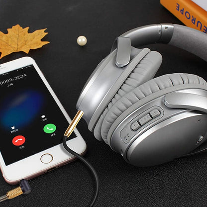 zs0110 สำหรับ AKG Y40 & Creative Aurvana Live2 & Bose QC25 รุ่นมาตรฐาน 2.5 มม. ถึง 3.5 มม. สายหูฟัง, ความยาวสายเคเบิล: 1.5 ม., Standard Version