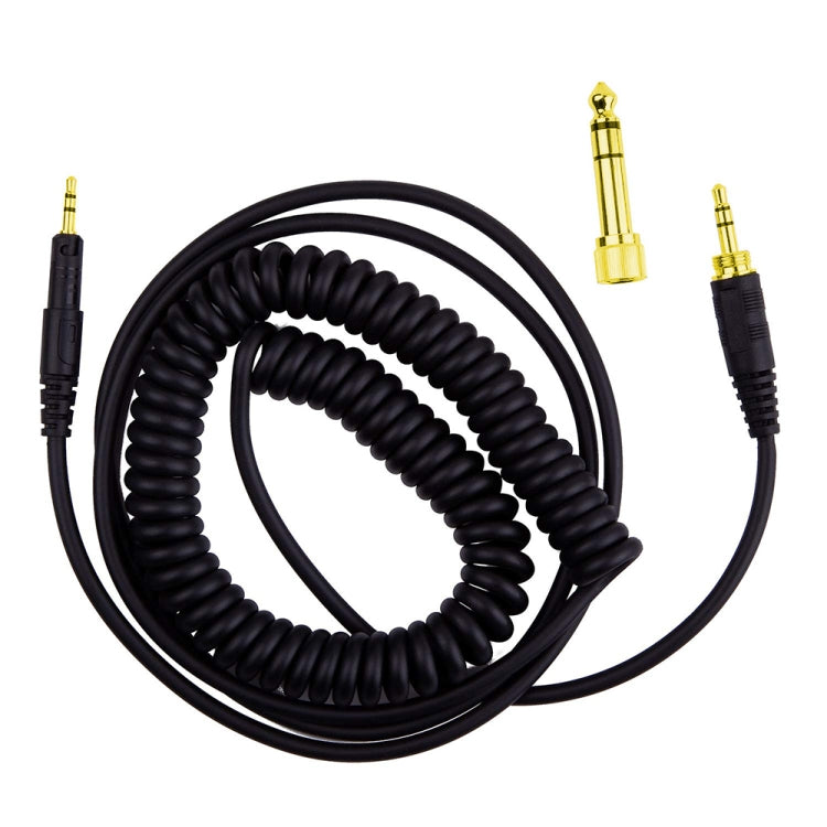 ZS0088 สำหรับ Audio-Technica ATH-M50X / ATH-M40X สายสัญญาณเสียงชุดหูฟังสปริง, ความยาวสายเคเบิล: 1.4 ม. - 3 ม., ZS0088