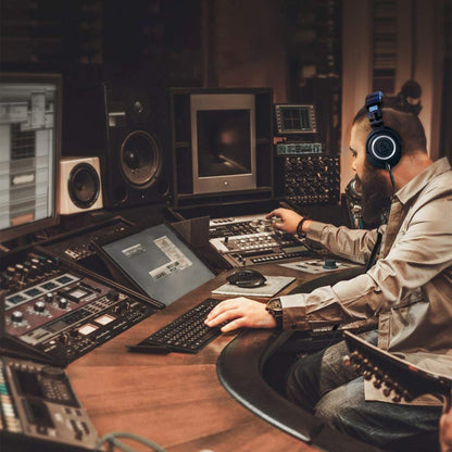 ZS0088 สำหรับ Audio-Technica ATH-M50X / ATH-M40X สายสัญญาณเสียงชุดหูฟังสปริง, ความยาวสายเคเบิล: 1.4 ม. - 3 ม., ZS0088