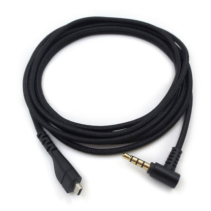 ZS0135 สำหรับสายสัญญาณเสียงหูฟัง SteelSeries Arctis 3/5/7, ความยาวสายเคเบิล: 2 ม., Audio Cable Black, Audio Cable Silver
