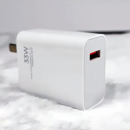 ชุดเครื่องชาร์จ USB Xiaomi 33W ดั้งเดิม II ปลั๊ก US
