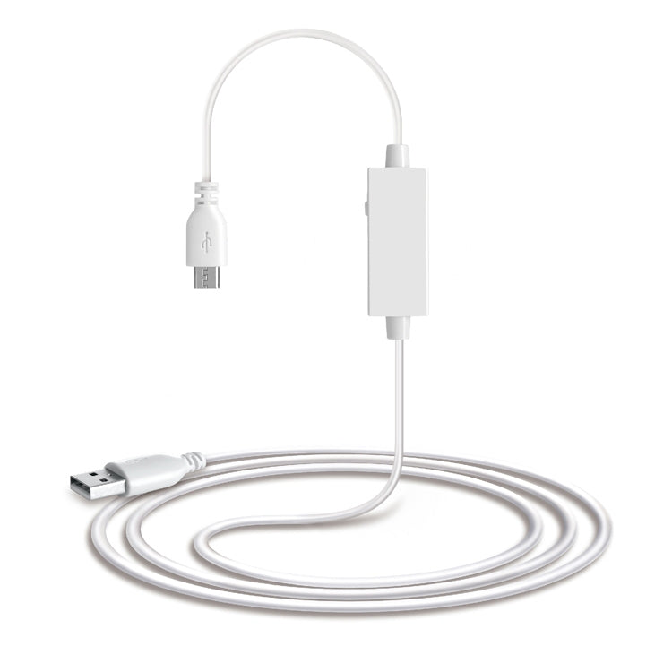 OTG-Y-03 USB 2.0 ชายกับไมโคร USB ชาย + หญิง USB OTG สายชาร์จข้อมูลสำหรับโทรศัพท์ Android / แท็บเล็ตที่มีฟังก์ชั่น OTG พร้อมสวิตช์ความยาว: 1.1 ม., with Switch Length: 1.1m