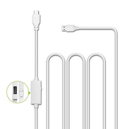OTG-Y-03 USB 2.0 ชายกับไมโคร USB ชาย + หญิง USB OTG สายชาร์จข้อมูลสำหรับโทรศัพท์ Android / แท็บเล็ตที่มีฟังก์ชั่น OTG พร้อมสวิตช์ความยาว: 1.1 ม., with Switch Length: 1.1m