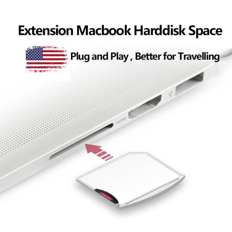 การ์ด Micro SD / TF เป็นอะแดปเตอร์ SD สำหรับ MacBook Air / Pro รองรับสูงสุด 512GB, 512GB