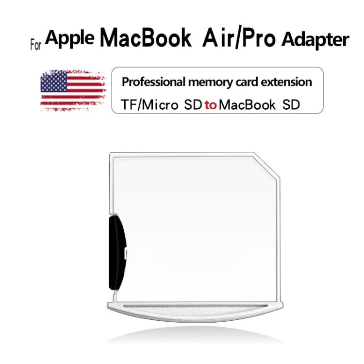 การ์ด Micro SD / TF เป็นอะแดปเตอร์ SD สำหรับ MacBook Air / Pro รองรับสูงสุด 512GB, 512GB