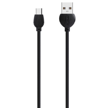 awei CL-62 2 in 1 2.5A USB-C / Type-C การชาร์จ + การส่งผ่านสายเคเบิลข้อมูลอลูมิเนียมอัลลอยด์สองด้านความยาว: 1 ม.
