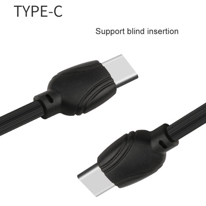 awei CL-62 2 in 1 2.5A USB-C / Type-C การชาร์จ + การส่งผ่านสายเคเบิลข้อมูลอลูมิเนียมอัลลอยด์สองด้านความยาว: 1 ม.