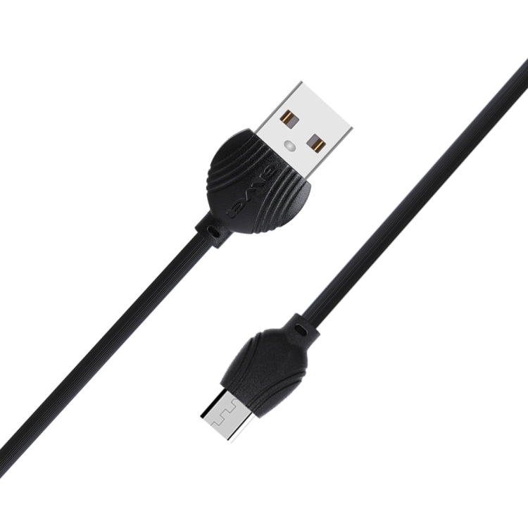 awei CL-61 2 in 1 2.5A การชาร์จ Micro USB + การส่งผ่านสายเคเบิลข้อมูลถักอลูมิเนียมอัลลอยด์, ความยาว: 1 ม.