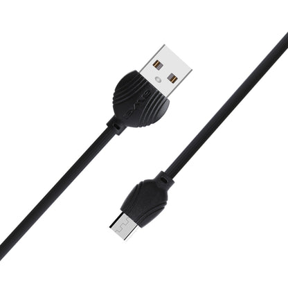 awei CL-61 2 in 1 2.5A การชาร์จ Micro USB + การส่งผ่านสายเคเบิลข้อมูลถักอลูมิเนียมอัลลอยด์, ความยาว: 1 ม.