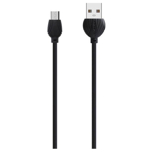 awei CL-61 2 in 1 2.5A การชาร์จ Micro USB + การส่งผ่านสายเคเบิลข้อมูลถักอลูมิเนียมอัลลอยด์, ความยาว: 1 ม.