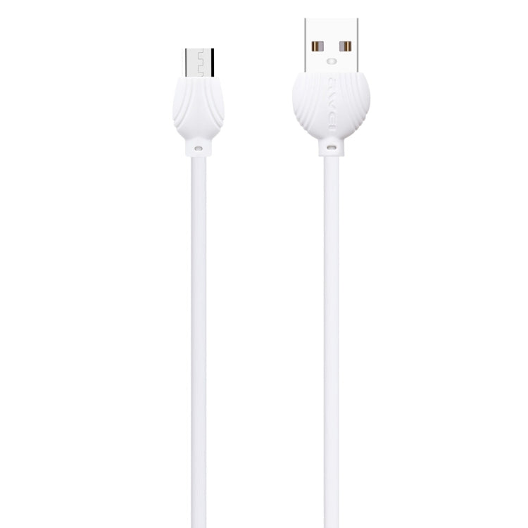 awei CL-61 2 in 1 2.5A การชาร์จ Micro USB + การส่งผ่านสายเคเบิลข้อมูลถักอลูมิเนียมอัลลอยด์, ความยาว: 1 ม.