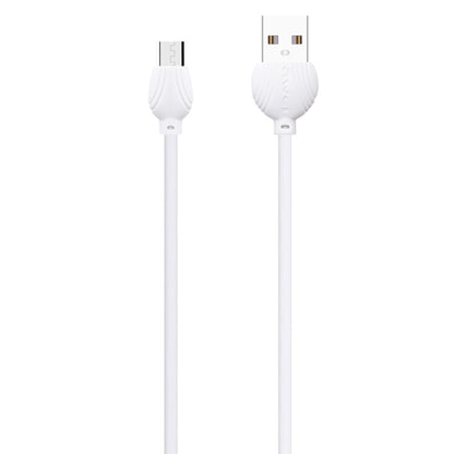 awei CL-61 2 in 1 2.5A การชาร์จ Micro USB + การส่งผ่านสายเคเบิลข้อมูลถักอลูมิเนียมอัลลอยด์, ความยาว: 1 ม.
