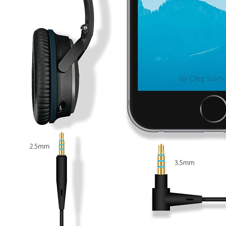 ZS0009 3.5 มม. ถึง 2.5 มม. สำหรับ Boshi QC25 QC35 OE2 LIVE2 AKG Y50 Y40