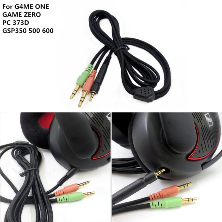 ZS0076 PC Version Gaming สายหูฟังสำหรับ Sennheiser PC 373D GSP 350 GSP 500 GSP 600 G4ME หนึ่งเกม ZERO, PC Version