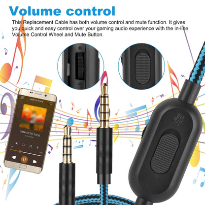 ZS0162 รุ่นตรงชุดหูฟังสำหรับเล่นเกมสายสัญญาณเสียงสำหรับ Logitech Astro A10 A40 A30, Straight Version