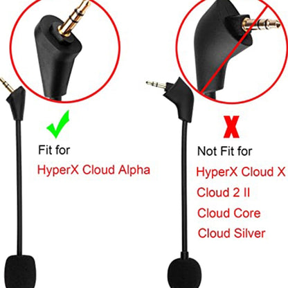 ZS0201 ไมโครโฟนเปลี่ยนชุดหูฟังคอมพิวเตอร์สำหรับ HyperX Cloud Alpha S