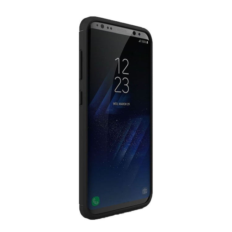 สำหรับ Galaxy S8 Brushed Carbon Fiber Texture กันกระแทกเคสฝาครอบป้องกัน TPU, For Galaxy S8, For Samsung Galaxy S8