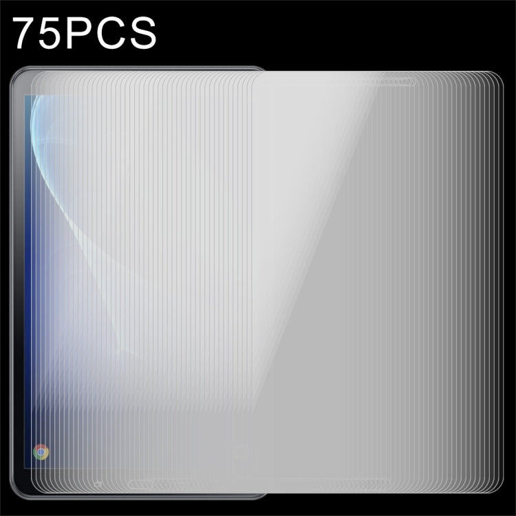 75 ชิ้นสำหรับ Galaxy Tab A 10.1 (2016) T580 / T585 0.26mm 9H ความแข็งพื้นผิว 2.5D ฟิล์มกันรอยนิรภัยป้องกันการระเบิด, For T580
