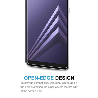 สำหรับ Galaxy A8 (2018) 0.26mm 9H ความแข็งพื้นผิว 2.5D ขอบโค้งกระจกนิรภัยป้องกันหน้าจอ, For Galaxy A8 (2018)
