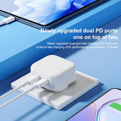 ROCK T58 35W พอร์ต USB-C / Type-C คู่ PD Charger, ปลั๊ก CN, CN Plug
