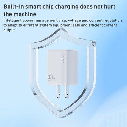 WK WP-U140 33W Power Series USB+USB-C/Type-C Fast Charger, ข้อมูลจำเพาะ: ปลั๊ก US, 33W US Plug