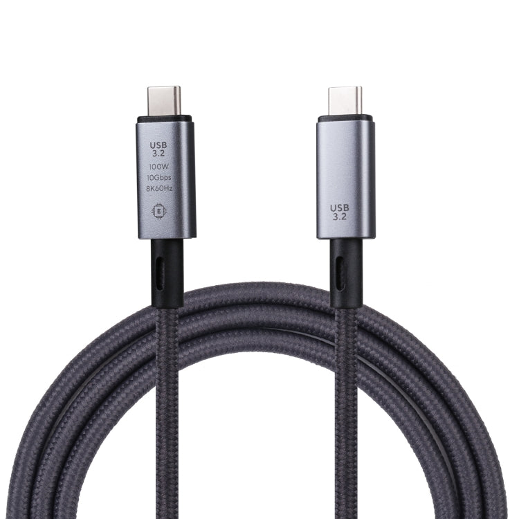 สายวิดีโอ 10Gbps 8K USB-C/Type-C เป็น USB-C/Type-C เข้ากันได้กับ USB 3.2 ความยาว: 1 ม., 10Gbps Type-C to Type-C