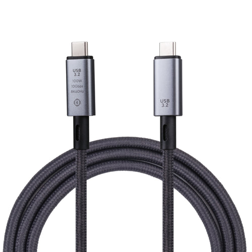 สายวิดีโอ 10Gbps 8K USB-C/Type-C เป็น USB-C/Type-C เข้ากันได้กับ USB 3.2 ความยาว: 1 ม., 10Gbps Type-C to Type-C