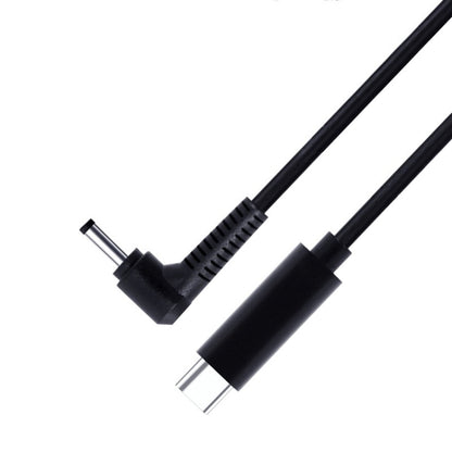 USB-C / Type-C ถึง 4.0 x 1.7 มม. สายชาร์จแล็ปท็อป, ความยาวสายเคเบิล: ประมาณ 1.5 ม., Type-C to 4.0 x 1.7mm Bullet Head
