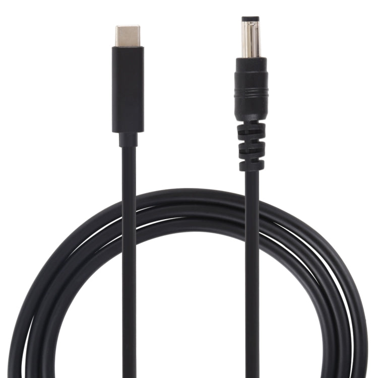 USB-C / Type-C ถึง 5.5 x 2.1 มม. สายชาร์จแล็ปท็อป, ความยาวสายเคเบิล: ประมาณ 1.5 ม., Type-C to 5.5 x 2.1mm
