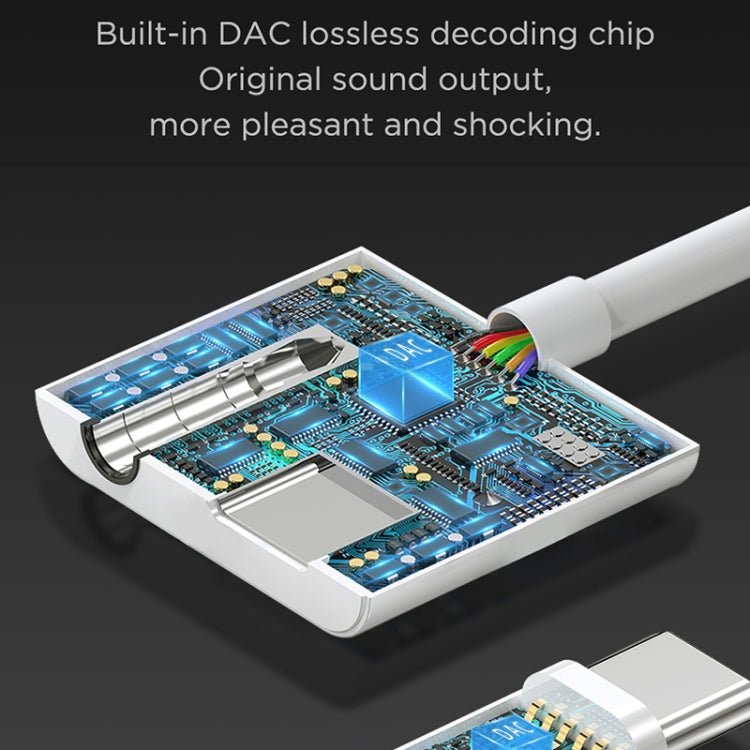 JOYROOM SH-C1 Type-C / USB-C ถึง 3.5 มม. อะแดปเตอร์แปลงเสียงดิจิตอล, Type-C to 3.5mm