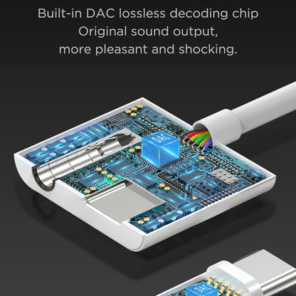 JOYROOM SH-C1 Type-C / USB-C ถึง 3.5 มม. อะแดปเตอร์แปลงเสียงดิจิตอล, Type-C to 3.5mm