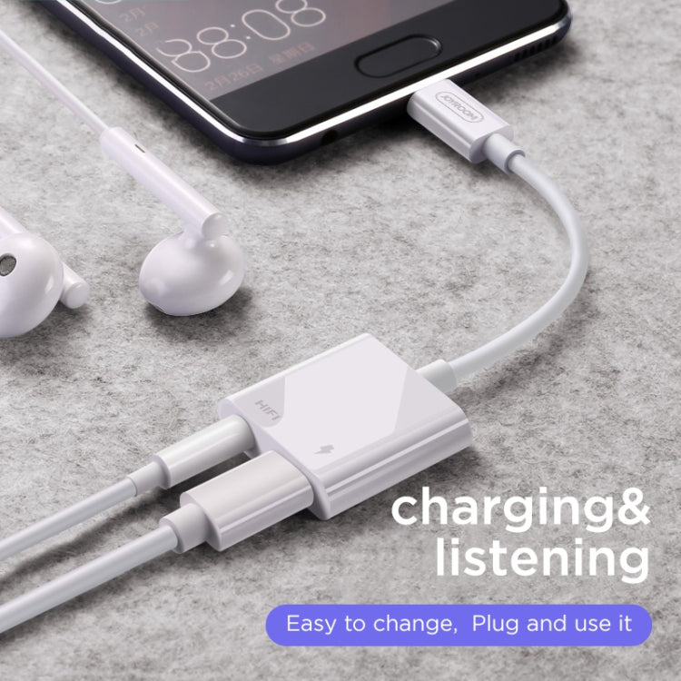 JOYROOM SH-C1 Type-C / USB-C ถึง 3.5 มม. อะแดปเตอร์แปลงเสียงดิจิตอล, Type-C to 3.5mm