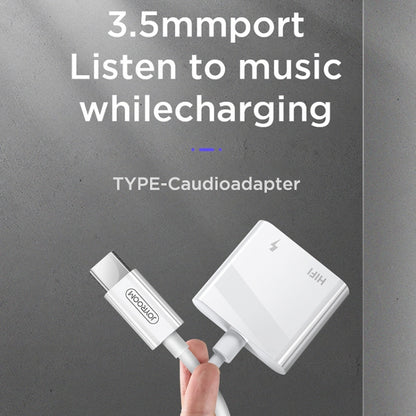 JOYROOM SH-C1 Type-C / USB-C ถึง 3.5 มม. อะแดปเตอร์แปลงเสียงดิจิตอล, Type-C to 3.5mm