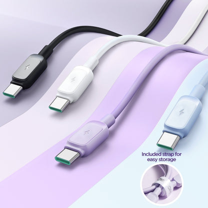 JOYROOM S-AC027A14 ซีรีย์หลากสี 3A USB เป็น USB-C / Type-C สายเคเบิลข้อมูลการชาร์จอย่างรวดเร็ว ความยาว: 1.2 ม., USB to Type-C