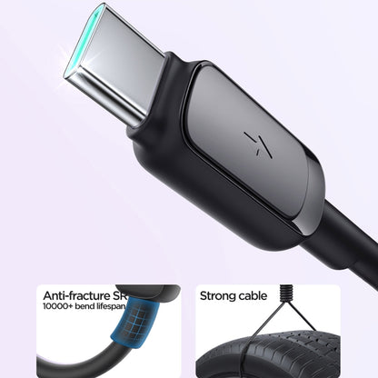 JOYROOM S-AC027A14 ซีรีย์หลากสี 3A USB เป็น USB-C / Type-C สายเคเบิลข้อมูลการชาร์จอย่างรวดเร็ว ความยาว: 1.2 ม., USB to Type-C