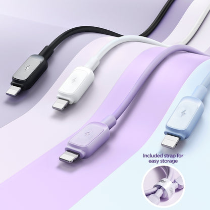 JOYROOM SAL012A14 ซีรีย์หลากสี 2.4A USB ถึง 8 Pin สายเคเบิลข้อมูลการชาร์จอย่างรวดเร็วความยาว: 1.2 ม., USB to 8 Pin