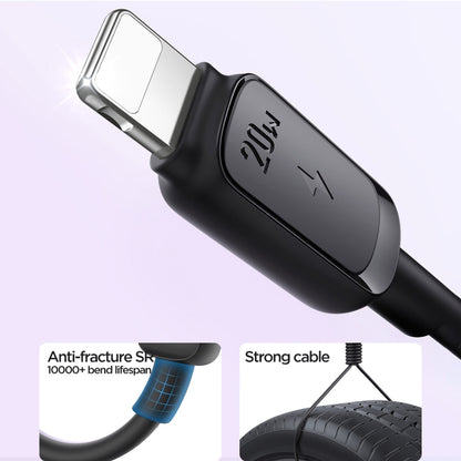 JOYROOM SCL020A14 ซีรีย์หลากสี 20W USB-C / Type-C ถึง 8 Pin สายเคเบิลข้อมูลการชาร์จอย่างรวดเร็ว ความยาว: 1.2 ม., Type-C to 8 Pin
