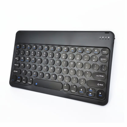X3 10 นิ้วแท็บเล็ต Universal Round Keycap คีย์บอร์ดไร้สาย Bluetooth, X3