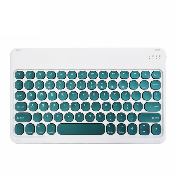 X3 10 นิ้วแท็บเล็ต Universal Round Keycap คีย์บอร์ดไร้สาย Bluetooth, X3