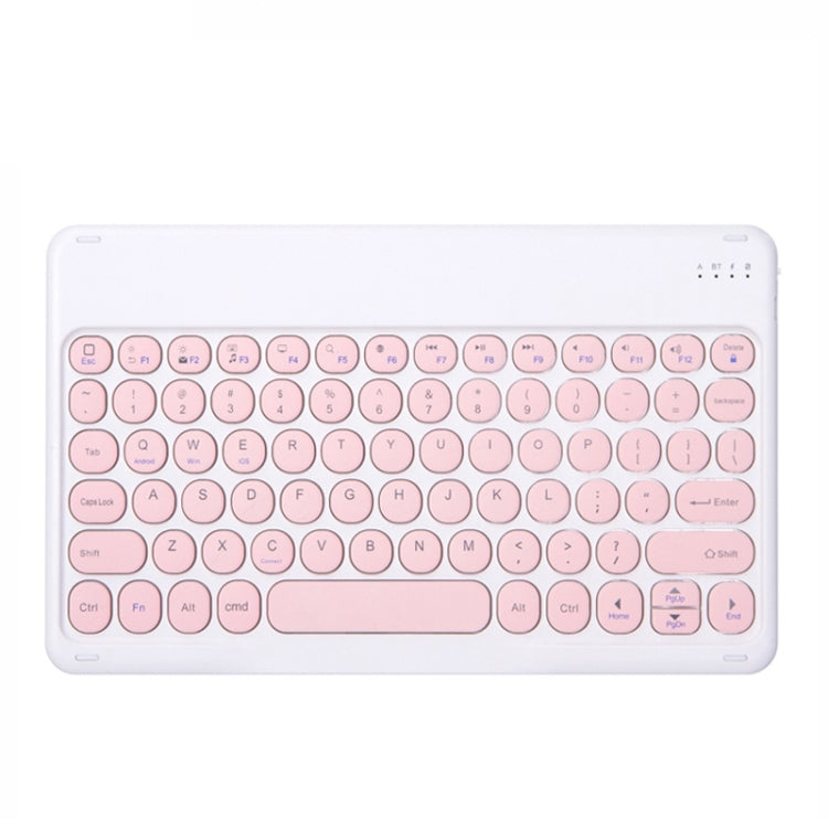 X3 10 นิ้วแท็บเล็ต Universal Round Keycap คีย์บอร์ดไร้สาย Bluetooth, X3