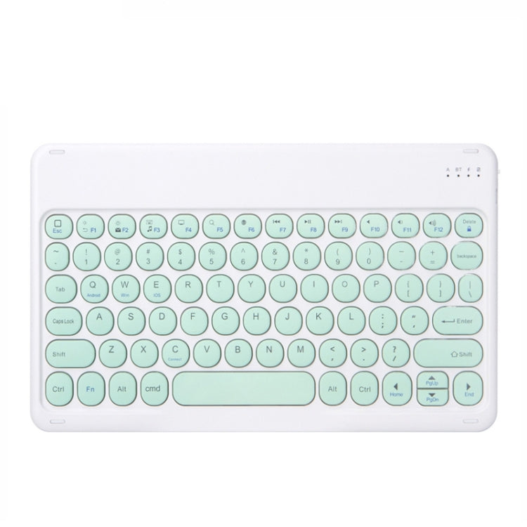 X3 10 นิ้วแท็บเล็ต Universal Round Keycap คีย์บอร์ดไร้สาย Bluetooth, X3