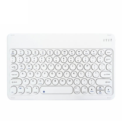 X3 10 นิ้วแท็บเล็ต Universal Round Keycap คีย์บอร์ดไร้สาย Bluetooth, X3