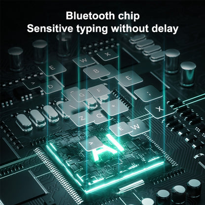 X3 10 นิ้วแท็บเล็ต Universal Round Keycap คีย์บอร์ดไร้สาย Bluetooth, X3