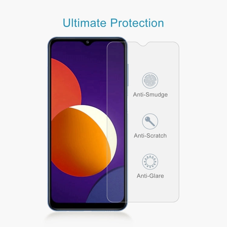 ฟิล์มกระจกนิรภัยอลูมิเนียมสูง 0.26 มม. 9H 2.5D สำหรับ Samsung Galaxy A12 5G / A12 / A12 Nacho / M12 / A13 5G, For Samsung Galaxy A12 5G / A12 / A12 Nacho / M12 / A13 5G