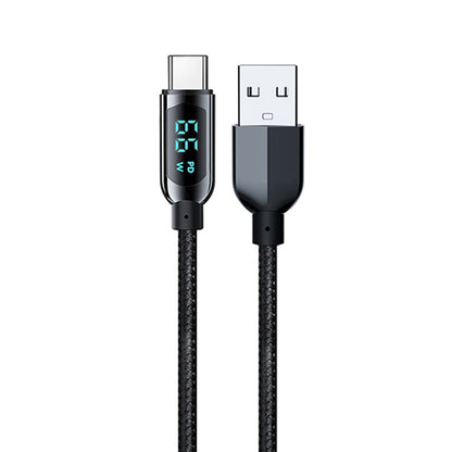 Mutural Li-CC003 1.2m 66W Digital Display USB to Type-C สายชาร์จข้อมูล, USB to Type-C