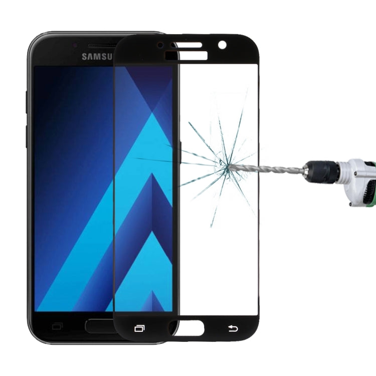 สำหรับ Galaxy A3 (2017) / A320 0.33mm 9H ความแข็งพื้นผิวผ้าไหมหน้าจอแบบเต็มหน้าจอกระจกกันรอยหน้าจอ, For Galaxy A3 (2017)(1 PC)