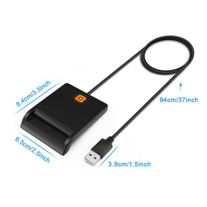 ROCKETEK SCR1 CAC ID ซิมชิปเครื่องอ่านสมาร์ทการ์ด, SCR1