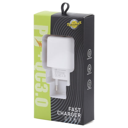 LZ-215A+C 20W QC 3.0 USB PD 3.0 USB-C / Type-C ที่ชาร์จสำหรับเดินทางชาร์จเร็ว, ปลั๊ก EU, EU Plug