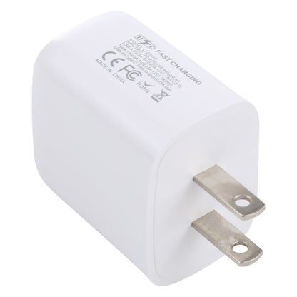 LZ-215A+C 20W QC 3.0 USB PD 3.0 USB-C / Type-C ที่ชาร์จสำหรับเดินทางชาร์จเร็ว, ปลั๊ก US, US Plug
